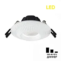 Светильник точечный LED Боска CLD041NW0 Citilux белый 1 лампа, основание белое в стиле классика 