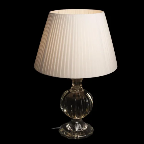 Настольная лампа Сrystal 10279 LOFT IT белая 1 лампа, основание прозрачное хрусталь в стиле классический  фото 3