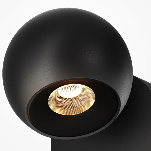 Бра с выключателем LED с usb Elfin MOD434WL-L5B3K Maytoni чёрный на 1 лампу, основание чёрное в стиле хай-тек современный для чтения фото 5