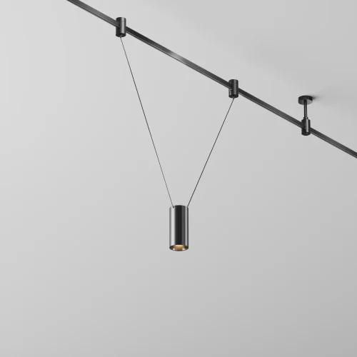 Трековый подвесой светильник Focus Led Flarity 3000K 12Вт 38° TR157-1-12W3K-B Maytoni чёрный для шинопроводов серии Magnetic trаck system Flarity чёрный фото 3