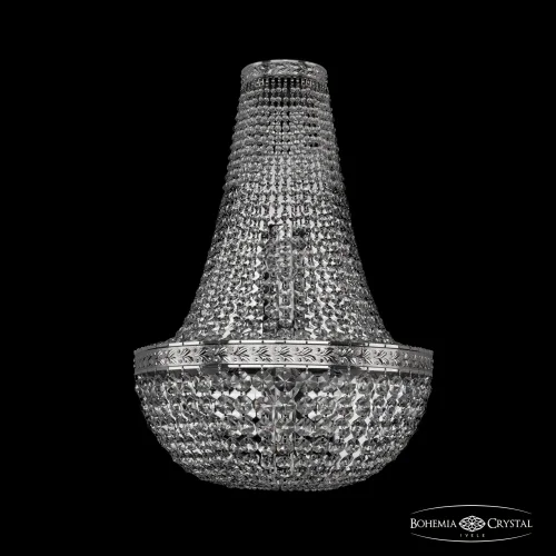 Бра 19111B/H2/35IV Ni Bohemia Ivele Crystal прозрачный на 4 лампы, основание никель в стиле классический sp