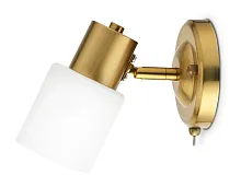 Бра с выключателем TR3967 Ambrella light белый 1 лампа, основание белое в стиле классический современный 