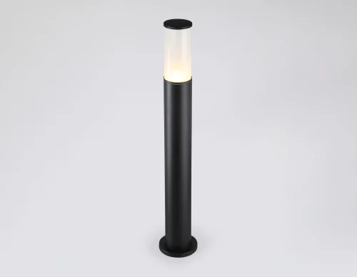 Парковый светильник ST2459 Ambrella light уличный IP54 чёрный 1 лампа, плафон белый в стиле хай-тек современный E27 фото 2