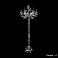 Торшер 1411T1/6/195-165 Ni Bohemia Ivele Crystal sp без плафона 6 ламп, основание прозрачное никель в стиле классический
