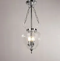 Светильник подвесной 6404/C Newport прозрачный 4 лампы, основание хром в стиле современный 
