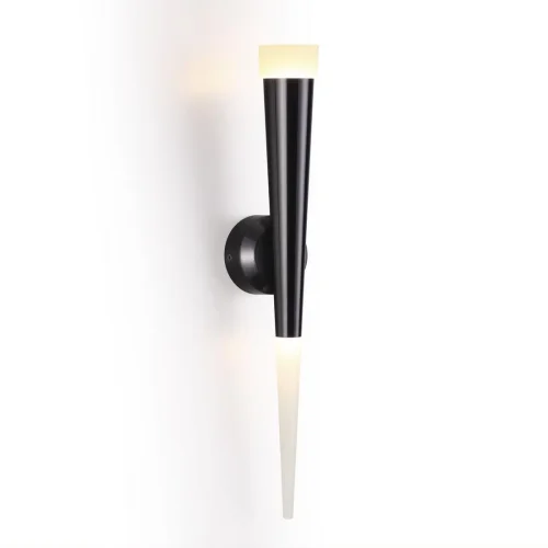 Бра LED Vivat 3891/7WB Odeon Light белый на 1 лампу, основание чёрное в стиле хай-тек современный 