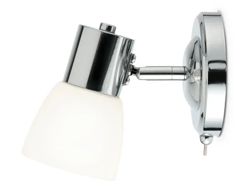 Бра с выключателем TR3961 Ambrella light белый на 1 лампа, основание хром в стиле классический современный 