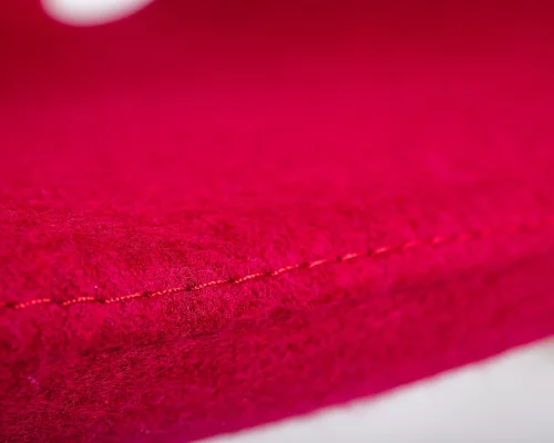 Кресло дизайнерское 69A-LMO SWAN, цвет сиденья бордовый (AF5), алюминиевое основание Dobrin, бордовый/ткань, ножки/металл/алюминий, размеры - ****710*600 фото 10
