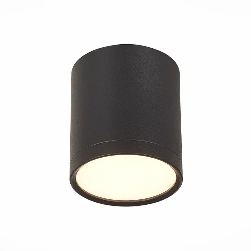 Светильник накладной LED Rene ST113.432.05 ST-Luce чёрный 1 лампа, основание чёрное в стиле хай-тек круглый