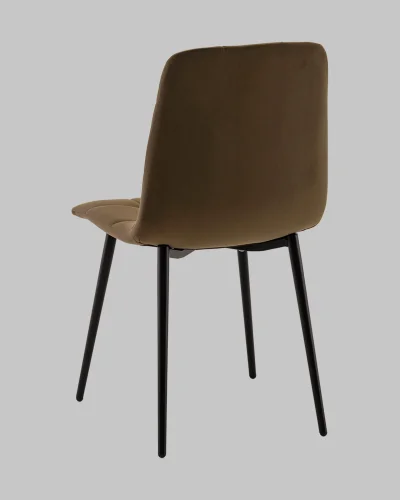 Стул Одди NEW велюр коричневый УТ000041284 Stool Group, коричневый/велюр, ножки/металл/чёрный, размеры - ***** фото 6