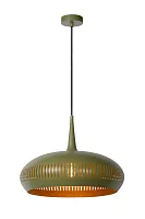 Светильник подвесной Rayco 30492/45/33 Lucide зелёный 1 лампа, основание зелёное в стиле лофт 