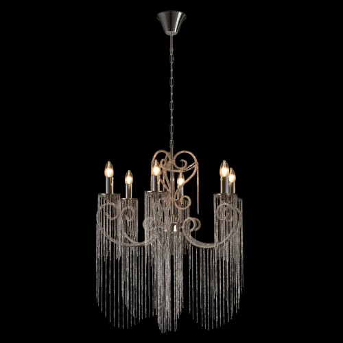 Люстра подвесная Wonderland 10405/6 LOFT IT без плафона на 6 ламп, основание никель в стиле арт-деко фото 2