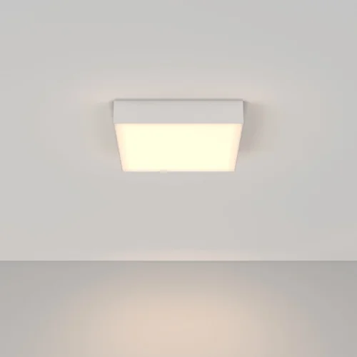 Светильник потолочный LED Zon C032CL-36W3K-SQ-W Maytoni белый 1 лампа, основание белое в стиле современный  фото 4
