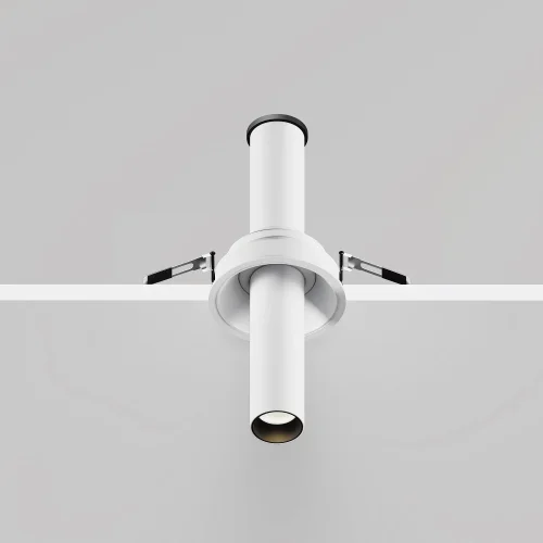 Светильник точечный LED Focus T C140RS-L200-7W3K-W Maytoni белый на 1 лампу, основание белое в стиле современный хай-тек трубочки фото 5
