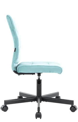 Операторское кресло EP-300 Ткань Бирюзовый EP 300 Fabric Turquoise Everprof, голубой/ткань, ножки//, размеры - 840*955***430* фото 2