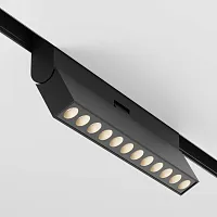 Трековый светильник LED Magnetic track system TR033-2-12W4K-B Maytoni чёрный для шинопроводов серии Magnetic track system Exility чёрный