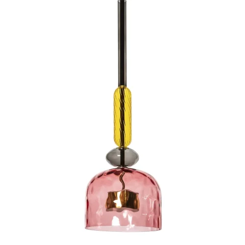 Светильник подвесной LED Candy 2008-D LOFT IT розовый 1 лампа, основание золотое в стиле современный арт-деко  фото 3