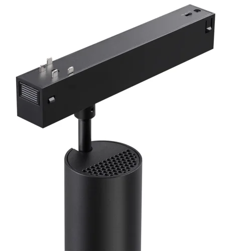 Трековый светильник LED с переключателем цветовой темперетуры Vector 359956 Novotech чёрный для шинопроводов серии Vector чёрный фото 5