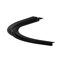 Радиусный угол для встраиваемого шинопровода Super5 ST066.409.01 ST-Luce чёрный в стиле для светильников серии Super5 магнитный Радиусный угол для встраиваемого шинопровода Super5 ST066.409.01 ST-Luce чёрный в стиле для светильников серии Super5 магнитный