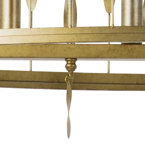 Люстра подвесная Firenze 725263 Lightstar золотая на 6 ламп, основание золотое в стиле арт-деко  фото 5