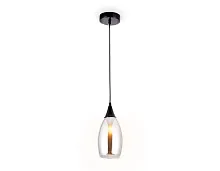 Светильник подвесной TR3544 Ambrella light серый на 1 лампу, основание чёрное в стиле современный Светильник подвесной TR3544 Ambrella light серый на 1 лампу, основание чёрное в стиле современный