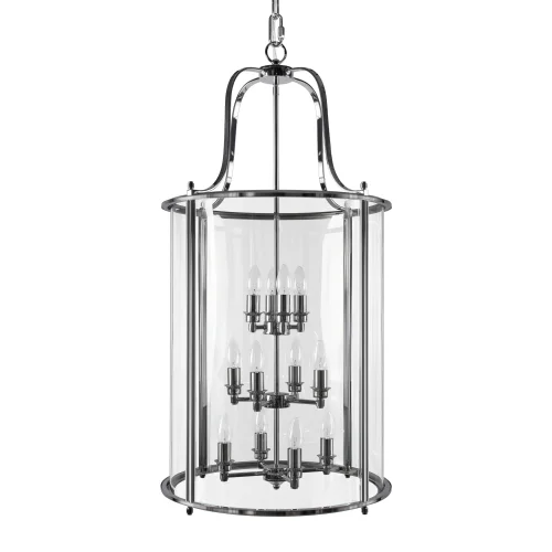 Светильник подвесной Lighthouse 10456/12 CR LOFT IT прозрачный на 12 ламп, основание хром в стиле классический арт-деко фото 3