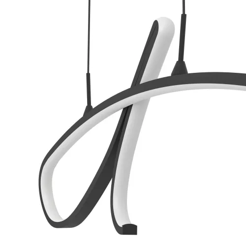 Светильник подвесной LED Cardoncito 902346 Eglo чёрный на 1 лампу, основание чёрное в стиле современный хай-тек линейный фото 2 Светильник подвесной LED Cardoncito 902346 Eglo чёрный на 1 лампу, основание чёрное в стиле современный хай-тек линейный фото 2