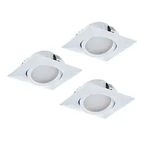 Светильник точечный LED PINEDA 95844 Eglo белый на 1 лампу, основание белое в стиле современный 