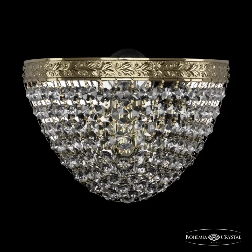 Бра 19321B/20IV G Bohemia Ivele Crystal прозрачный на 1 лампа, основание золотое в стиле классический sp