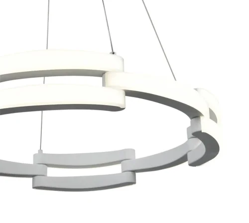 Светильник подвесной LED Ufo VL7111P12 Vele Luce белый на 1 лампу, основание белое в стиле хай-тек фото 2