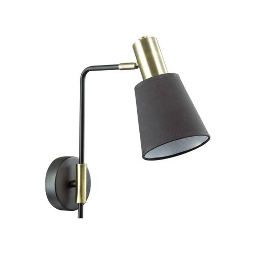 Бра Marcus 3638/1W Lumion чёрный на 1 лампа, основание бронзовое в стиле современный 