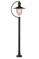 Парковый светильник ARUBA 11873/01/30 Lucide уличный IP44 чёрный 1 лампа, плафон белый в стиле рустик E27