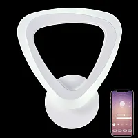 Бра LED LAMPS 81127/1W Natali Kovaltseva белый на 1 лампу, основание белое в стиле современный хай-тек 