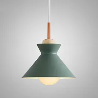 Светильник подвесной OMG B Green 179780-26 ImperiumLoft зелёный 1 лампа, основание золотое в стиле современный скандинавский 