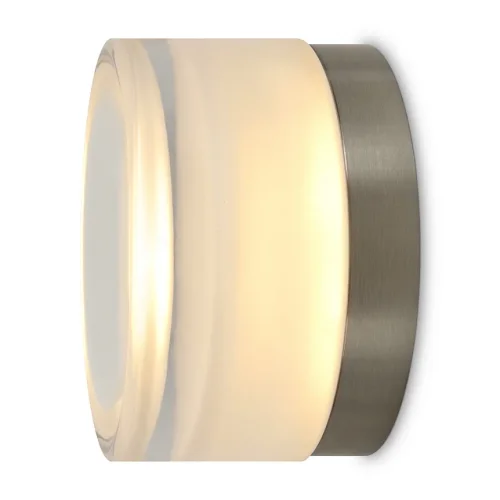 Бра LED Retro FR5603WL-L8TR Freya прозрачный на 1 лампу, основание никель в стиле современный хай-тек фото 2