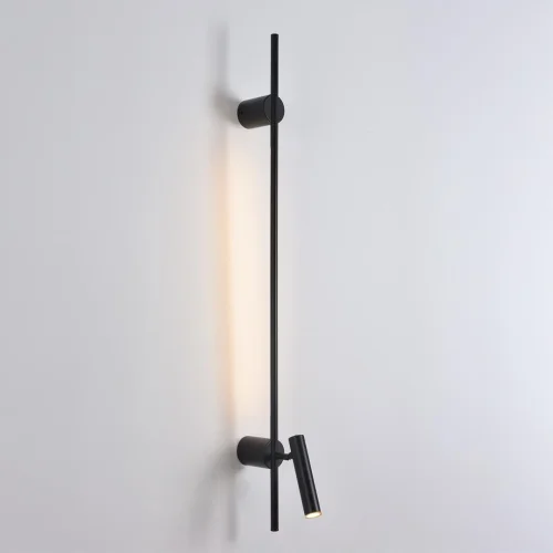 Бра с выключателем ЛЕД Toint 8438/11WL Lumion чёрный на 1 лампу, основание чёрное в стиле современный для чтения отражённый свет фото 6 Бра с выключателем ЛЕД Toint 8438/11WL Lumion чёрный на 1 лампу, основание чёрное в стиле современный для чтения отражённый свет фото 6