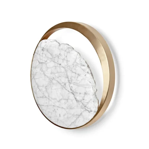 Бра Eclipse WALL LAMP Ginger and Jagger 149475-22 ImperiumLoft белый на 1 лампу, основание латунь в стиле современный фото 6