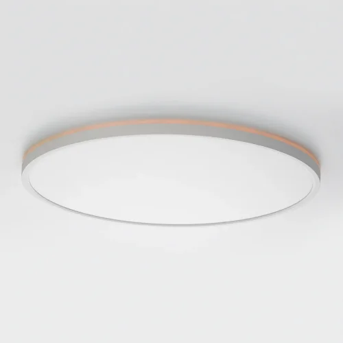 Светильник потолочный LED с пультом Norma CL749500 Citilux белый на 1 лампу, основание белое в стиле современный хай-тек круглый с пультом фото 5