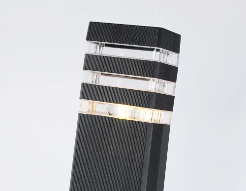 Парковый светильник ST2588 Ambrella light уличный IP54 чёрный 1 лампа, плафон чёрный в стиле хай-тек современный E27 фото 3