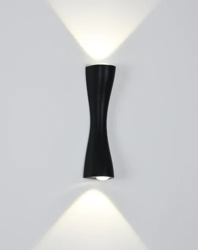 Бра LED Zaurak A2697AP-10BK Arte Lamp чёрный на 1 лампа, основание чёрное в стиле хай-тек современный 