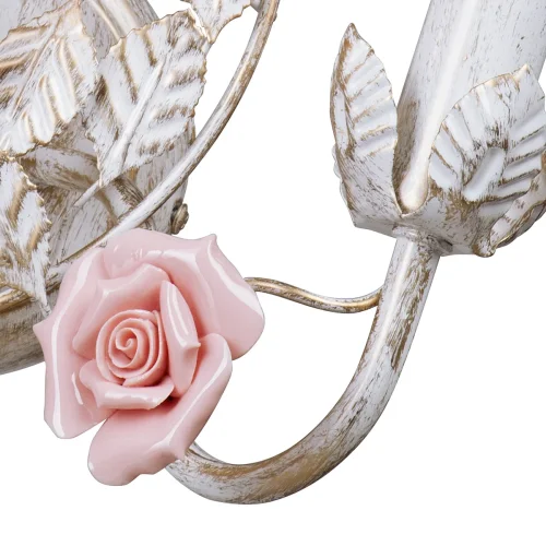 Бра V1322/2A Vitaluce без плафона на 2 лампы, основание белое в стиле флористика фото 2 Бра V1322/2A Vitaluce без плафона на 2 лампы, основание белое в стиле флористика фото 2