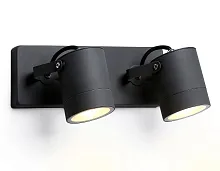 Настенный светильник ST3887 Ambrella light уличный IP54 серый 2 лампы, плафон серый в стиле хай-тек современный GU10
