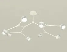 Светильник потолочный XB9059201 Ambrella light белый 8 ламп, основание белое в стиле современный хай-тек 