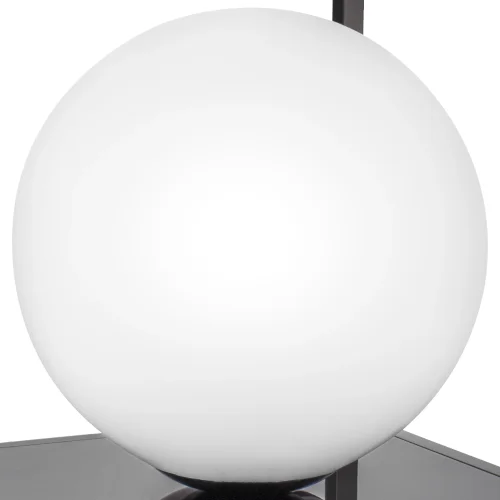 Настольная лампа LED Globo 803910 Lightstar белая 1 лампа, основание чёрное металл в стиле арт-деко  фото 7