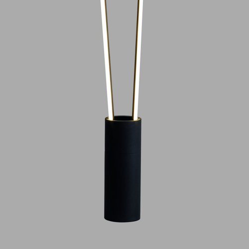 Торшер LED Vertical 7346 Mantra  чёрный 1 лампа, основание чёрное в стиле современный
 фото 4