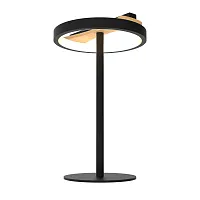 Настольная лампа LED Lodi 723927 Lightstar коричневая чёрная 1 лампа, основание чёрное коричневое металл в стиле хай-тек 
