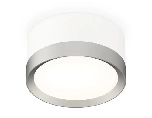 Светильник накладной XS8101004 Ambrella light белый 1 лампа, основание белое в стиле хай-тек круглый