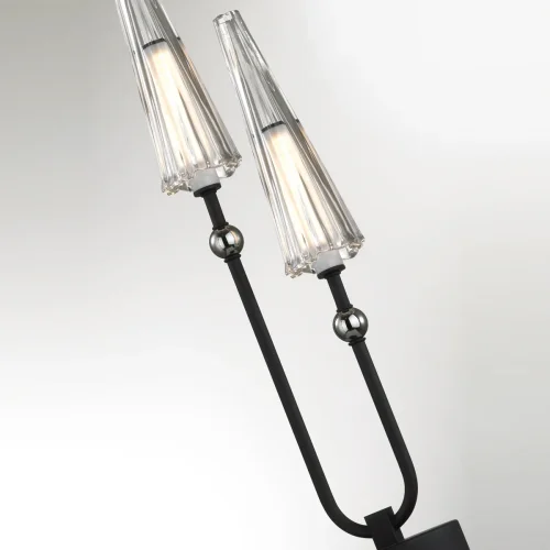 Настольная лампа LED Fungo 5429/10TL Odeon Light прозрачная 1 лампа, основание чёрное металл в стиле хай-тек  фото 6