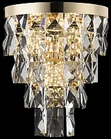 Бра Cassia WE102.03.301 Wertmark прозрачный 3 лампы, основание золотое в стиле современный классический 