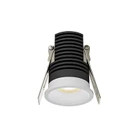 Светильник точечный LED Mini DL059-7W3K-W Maytoni белый 1 лампа, основание белое в стиле современный хай-тек круглый